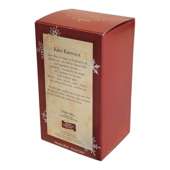 Kris Kringle Hallmark Keepsake Ornament 2003 by Sharon Visker Santa with Pack - Picture 13 of 15